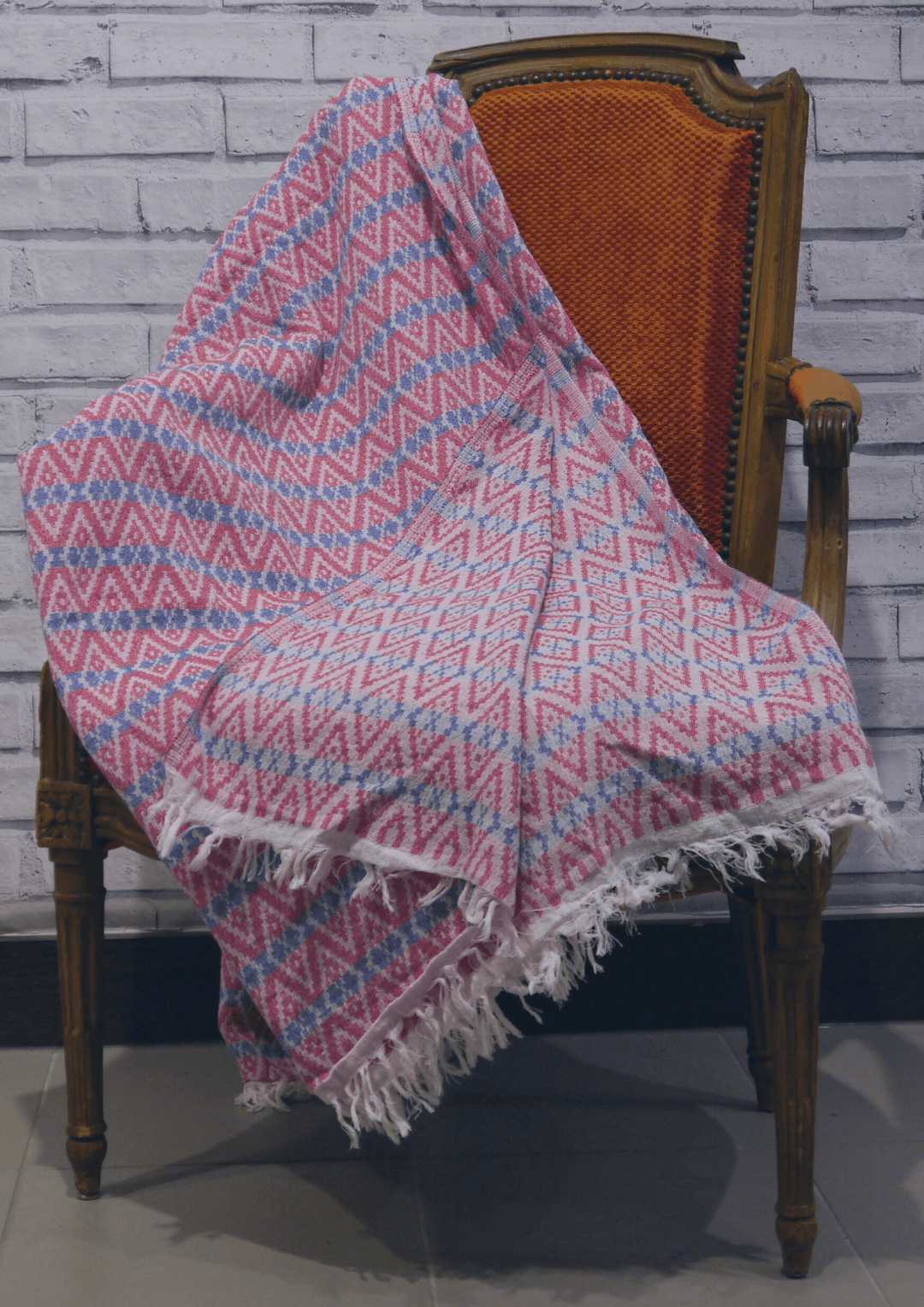 Geometric Aztec red - Violet Elizabeth - 
