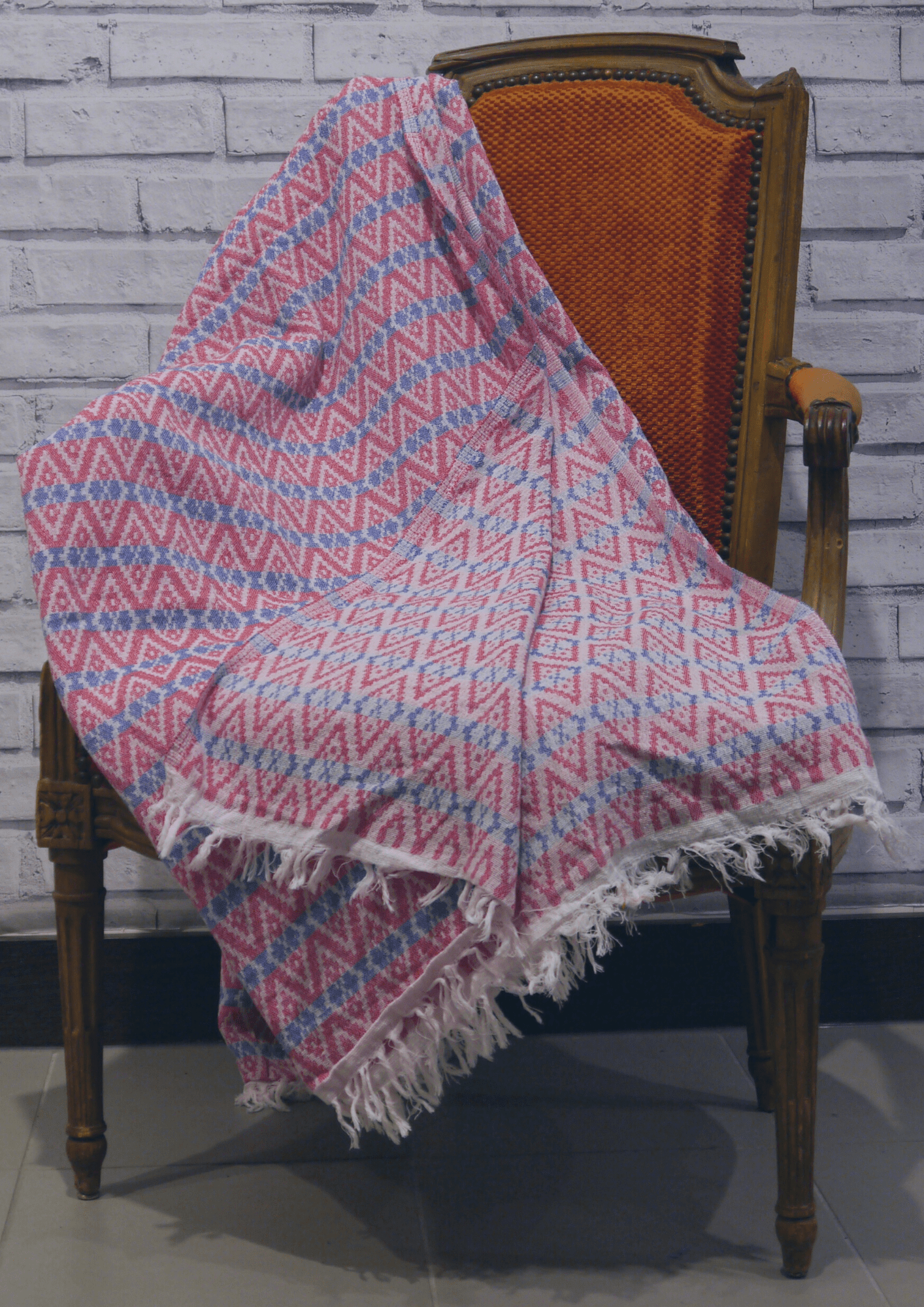 Geometric Aztec red - Violet Elizabeth - 