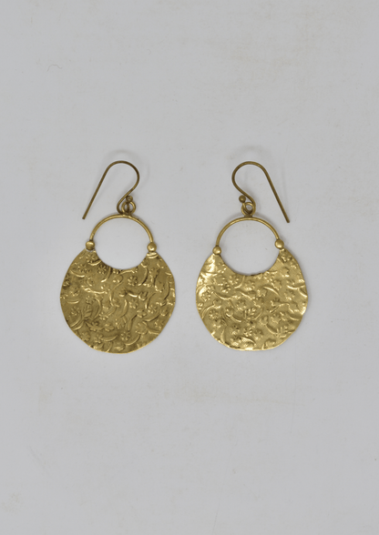 Handbag brass earring - Violet Elizabeth - Jewellery