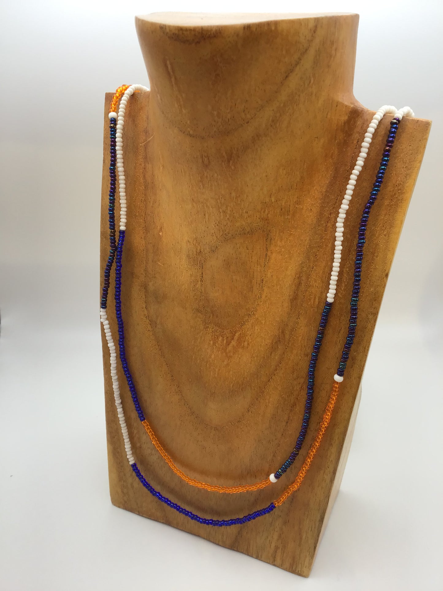 Long Loop Bead Necklace - Violet Elizabeth