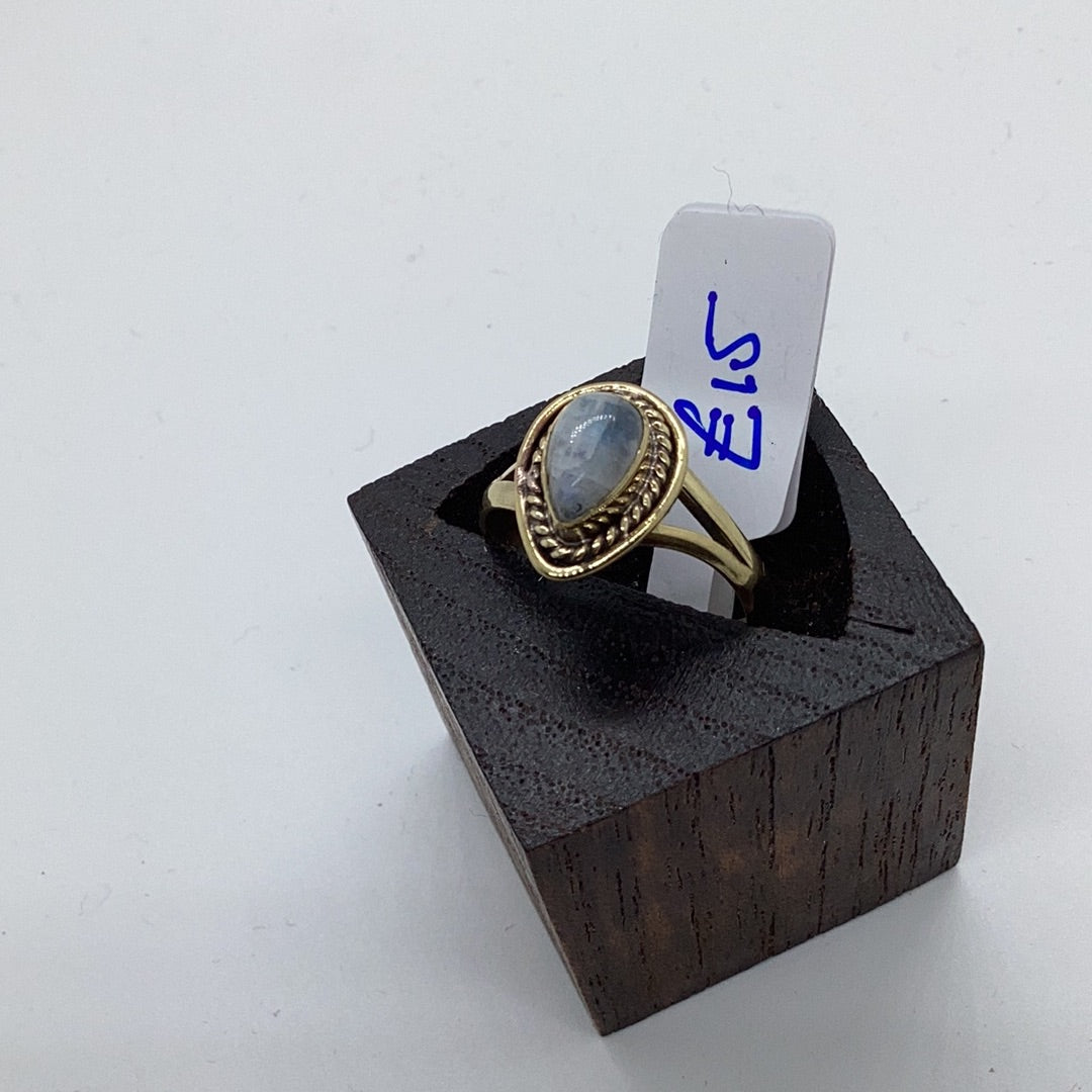 Dragons Heart Brass & silver Ring: Various Stones - Violet Elizabeth