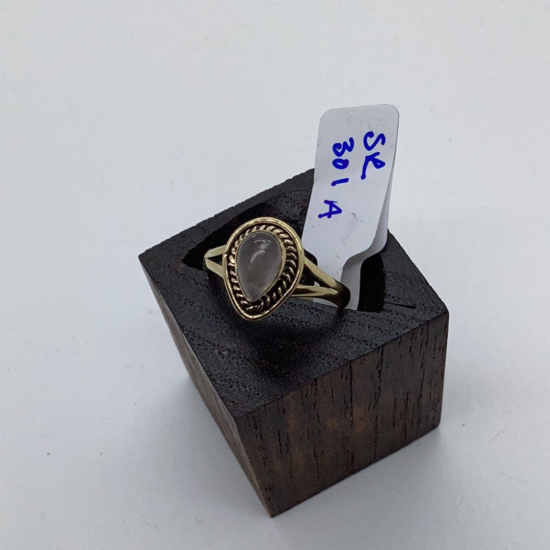 Dragons Heart Brass & silver Ring: Various Stones - Violet Elizabeth