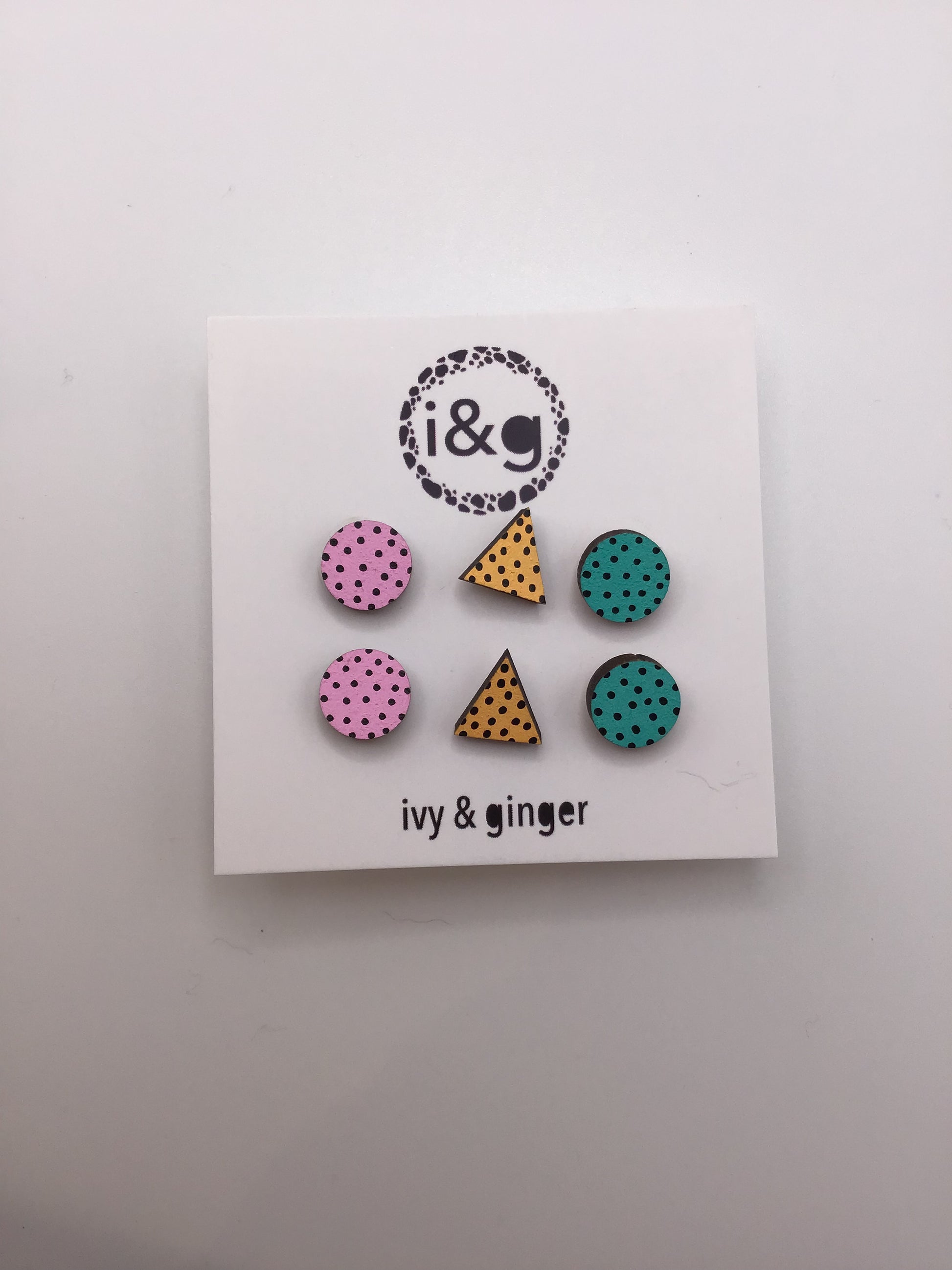 80s Studs: Mini - Violet Elizabeth