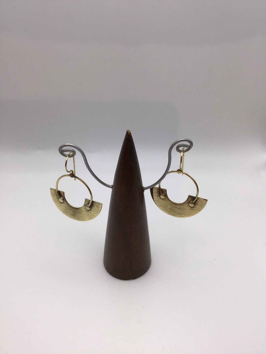 Brass Cradle Earring