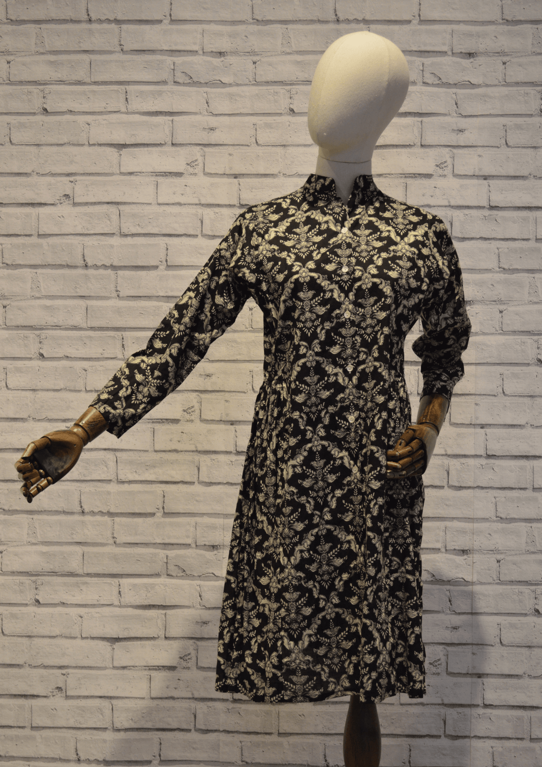 Long Kurta BLACK - Violet Elizabeth - Clothing