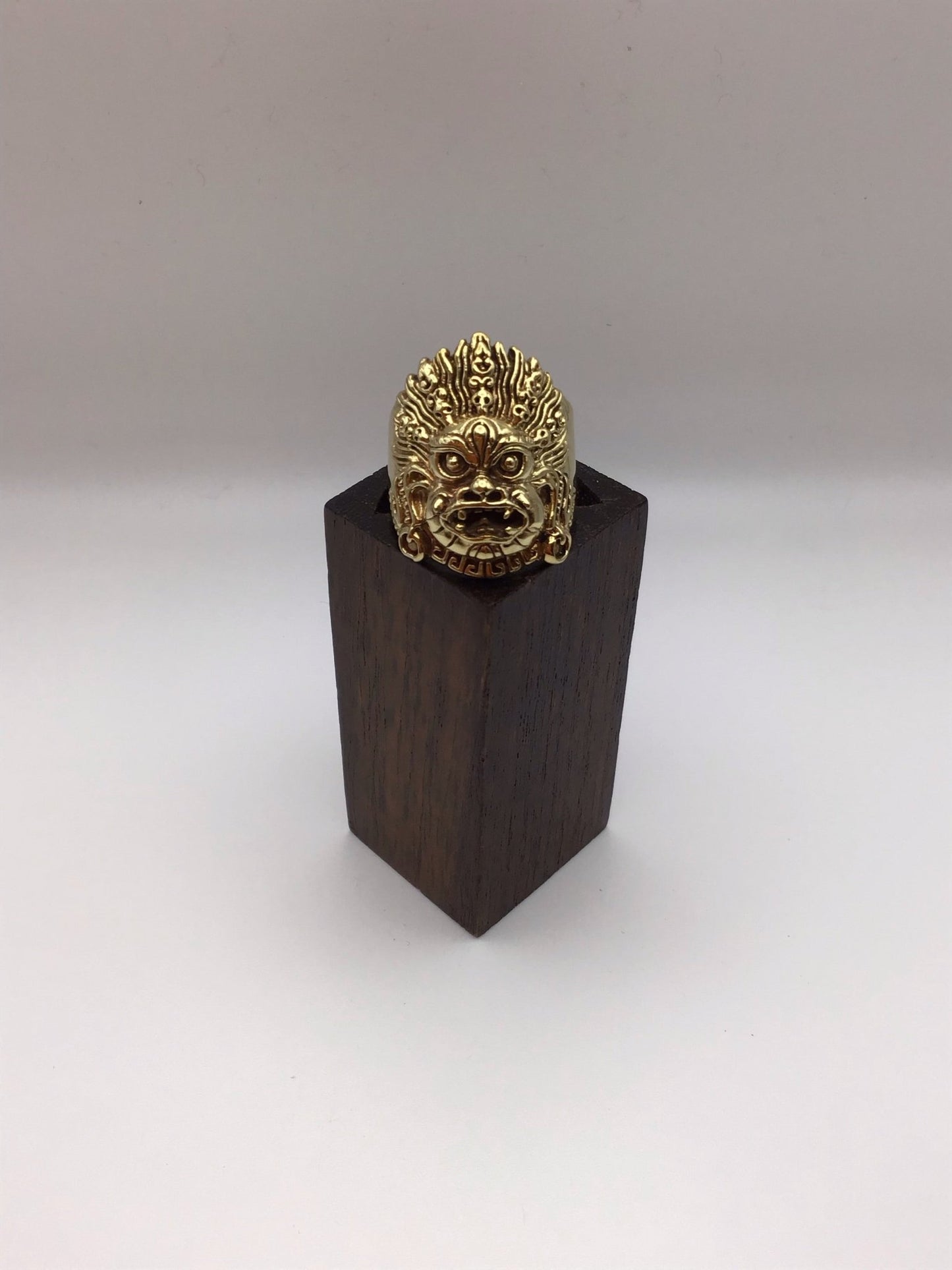 Nazar Battu Brass Ring - Violet Elizabeth - Jewellery