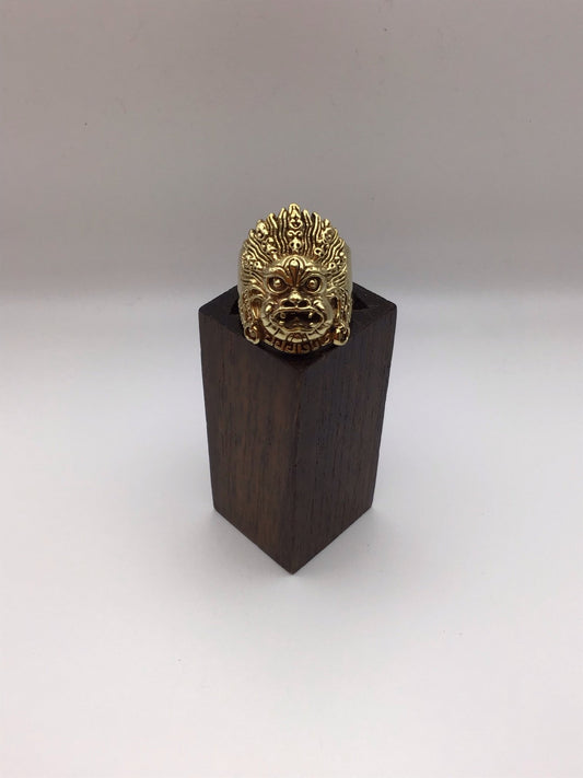 Nazar Battu Brass Ring - Violet Elizabeth - Jewellery