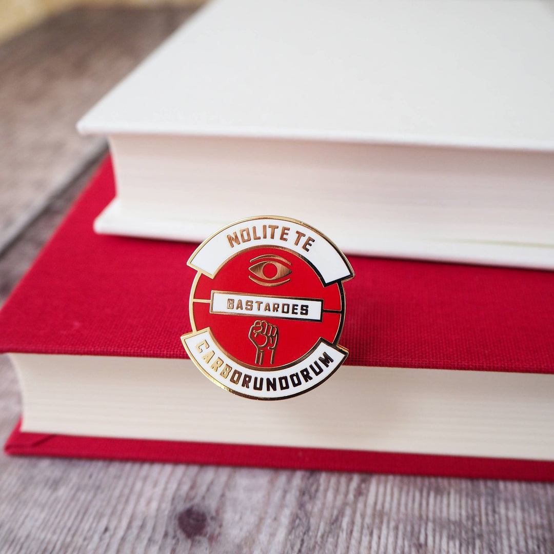 Nolite Te Bastardes Handmaid's Tale Pin Badge - Dystopian - Violet Elizabeth - Badge