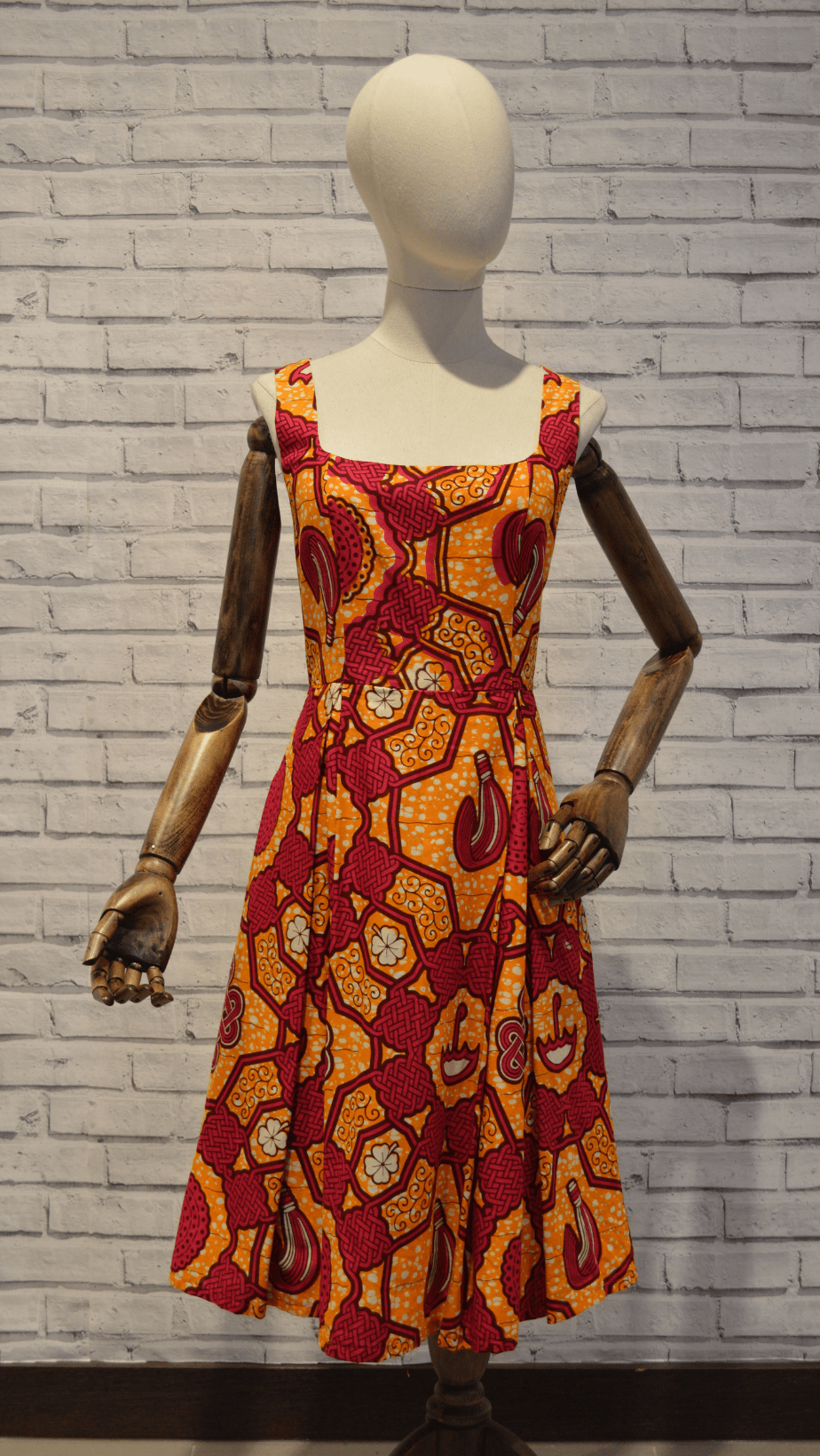 Tailored dress wax print - Violet Elizabeth - Clothing