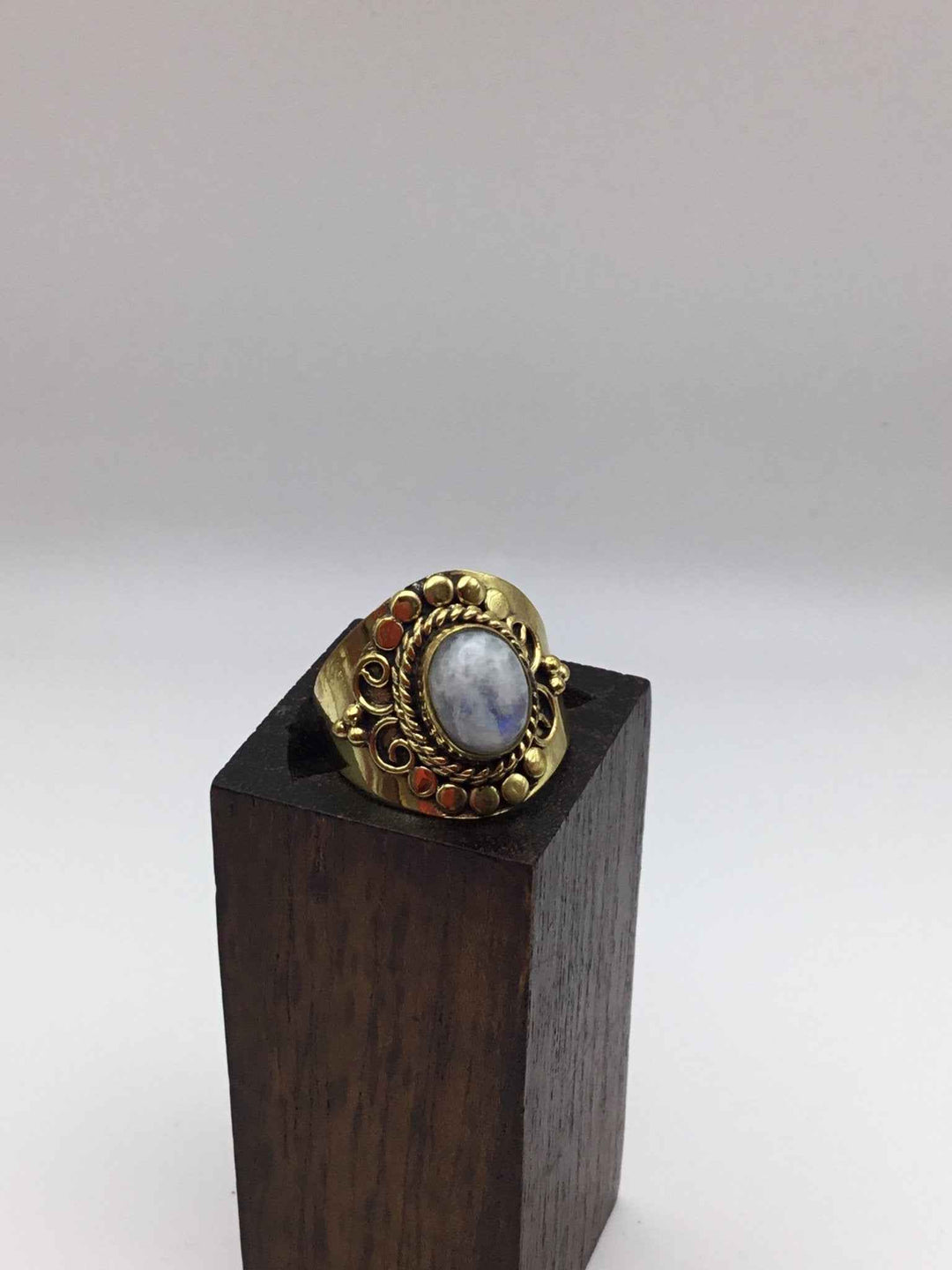 Vintage Look Indian Brass: Various Stones