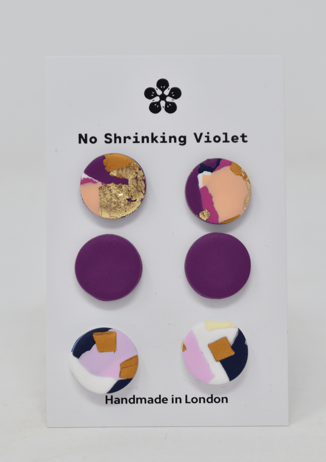 Winter Trio Stud - Violet Elizabeth - Jewellery